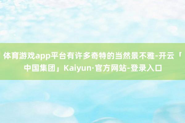 体育游戏app平台有许多奇特的当然景不雅-开云「中国集团」Kaiyun·官方网站-登录入口